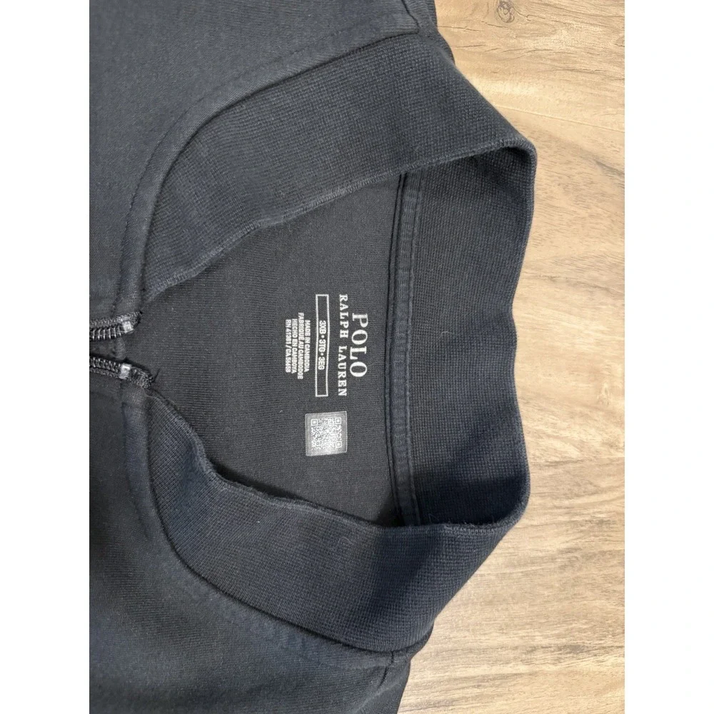 Polo Ralph Lauren Jacket Mens 3XB Black Double Knit Bomber Tech Performance